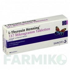 Л ТИРОКСИН (L THYROXIN) 137 мкг таблетки 100 шт - Левотироксин SANOFI