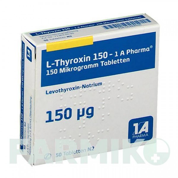 Л ТИРОКСИН (L THYROXIN) 150 таблетки 50 шт - Левотироксин 1 A PHARMA