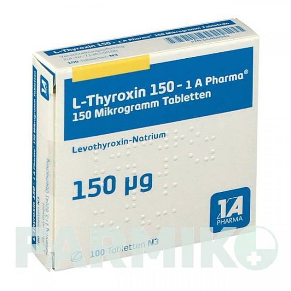 Л ТИРОКСИН (L THYROXIN) 150 таблетки 100 шт - Левотироксин 1 A PHARMA