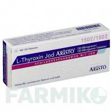 Л ТИРОКСИН (L THYROXIN) 150 мкг/150 мкг таблетки 100 шт - Левотироксин, Йодид калия ARISTO PHARMA