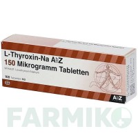 Л ТИРОКСИН (L THYROXIN) 150 мкг таблетки 50 шт - Левотироксин ABZ PHARMA