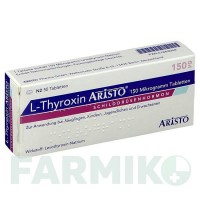 Л ТИРОКСИН (L THYROXIN) 150 мкг таблетки 50 шт - Левотироксин ARISTO PHARMA