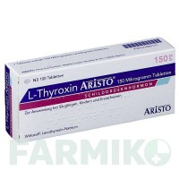 Л ТИРОКСИН (L THYROXIN) 150 мкг таблетки 100 шт - Левотироксин ARISTO PHARMA