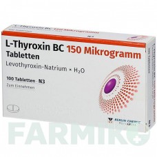 Л ТИРОКСИН (L THYROXIN) 150 мкг таблетки 100 шт - Левотироксин BERLIN-CHEMIE