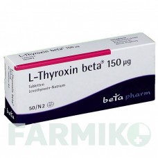 Л ТИРОКСИН (L THYROXIN) 150 мкг таблетки 50 шт - Левотироксин BETAPHARM