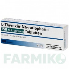 Л ТИРОКСИН (L THYROXIN) 150 мкг таблетки 100 шт - Левотироксин RATIOPHARM