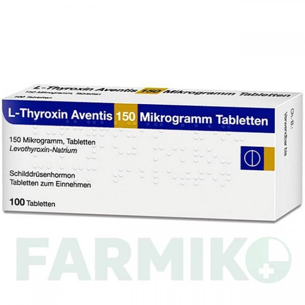 Л ТИРОКСИН (L THYROXIN) 150 мкг таблетки 100 шт - Левотироксин SANOFI