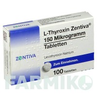 Л ТИРОКСИН (L THYROXIN) 150 мкг таблетки 100 шт - Левотироксин ZENTIVA