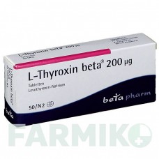 Л ТИРОКСИН (L THYROXIN) 200 мкг таблетки 50 шт - Левотироксин BETAPHARM