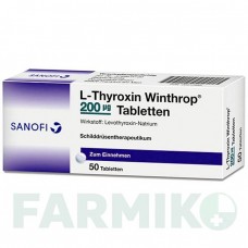 Л ТИРОКСИН (L THYROXIN) 200 мкг таблетки 50 шт - Левотироксин SANOFI
