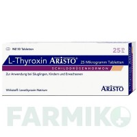 Л ТИРОКСИН (L THYROXIN) 25 мкг таблетки 50 шт - Левотироксин ARISTO PHARMA