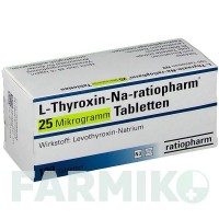 Л ТИРОКСИН (L THYROXIN) 25 мкг таблетки 100 шт - Левотироксин RATIOPHARM