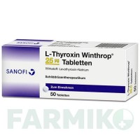 Л ТИРОКСИН (L THYROXIN) 25 мкг таблетки 50 шт - Левотироксин SANOFI