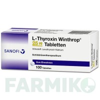 Л ТИРОКСИН (L THYROXIN) 25 мкг таблетки 100 шт - Левотироксин SANOFI