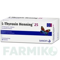 Л ТИРОКСИН (L THYROXIN) 25 таблетки 98 шт - Левотироксин SANOFI