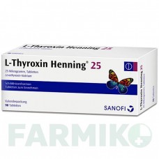 Л ТИРОКСИН (L THYROXIN) 25 таблетки 98 шт - Левотироксин SANOFI