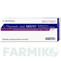 Л ТИРОКСИН (L THYROXIN) 50 мкг/150 мкг таблетки 50 шт - Левотироксин, Йодид калію ARISTO PHARMA