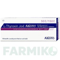 Л ТИРОКСИН (L THYROXIN) 50 мкг/150 мкг таблетки 100 шт - Левотироксин, Йодид калію ARISTO PHARMA