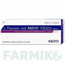 Л ТИРОКСИН (L THYROXIN) 50 мкг/150 мкг таблетки 100 шт - Левотироксин, Йодид калия ARISTO PHARMA