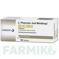 Л ТИРОКСИН (L THYROXIN) 50 мкг/150 мкг таблетки 100 шт - Левотироксин, Йодид калия SANOFI