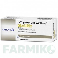 Л ТИРОКСИН (L THYROXIN) 50 мкг/150 мкг таблетки 100 шт - Левотироксин, Йодид калия SANOFI