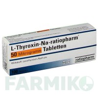 Л ТИРОКСИН (L THYROXIN) 50 мкг таблетки 100 шт - Левотироксин RATIOPHARM