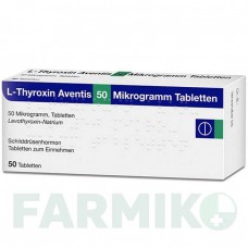 Л ТИРОКСИН (L THYROXIN) 50 мкг таблетки 50 шт - Левотироксин SANOFI