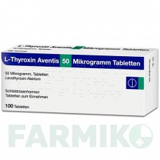Л ТИРОКСИН (L THYROXIN) 50 мкг таблетки 100 шт - Левотироксин SANOFI