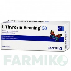 Л ТИРОКСИН (L THYROXIN) 50 таблетки 100 шт - Левотироксин SANOFI