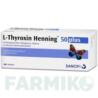 Л ТИРОКСИН (L THYROXIN) 50 таблетки 100 шт - Левотироксин, Йодид калію SANOFI