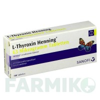 Л ТИРОКСИН (L THYROXIN) 63 мкг таблетки 100 шт - Левотироксин SANOFI