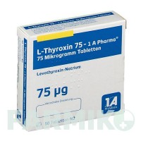 Л ТИРОКСИН (L THYROXIN) 75 таблетки 50 шт - Левотироксин 1 A PHARMA