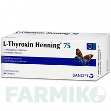 Л ТИРОКСИН (L THYROXIN) 75 таблетки 98 шт - Левотироксин SANOFI
