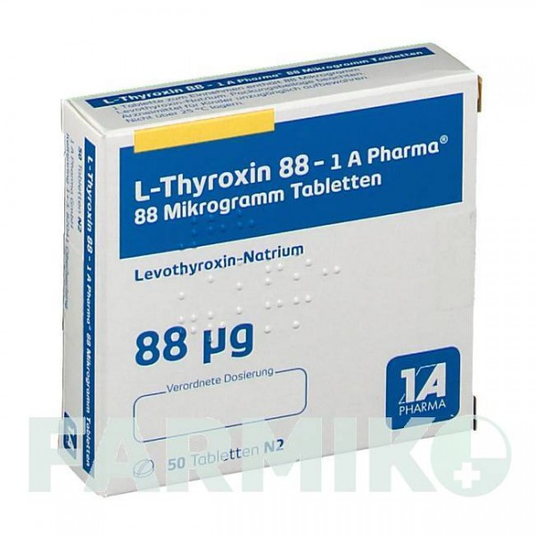 Л ТИРОКСИН (L THYROXIN) 88 таблетки 50 шт - Левотироксин 1 A PHARMA
