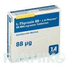 Л ТИРОКСИН (L THYROXIN) 88 таблетки 100 шт - Левотироксин 1 A PHARMA
