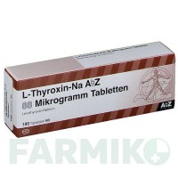 Л ТИРОКСИН (L THYROXIN) 88 мкг таблетки 100 шт - Левотироксин ABZ PHARMA