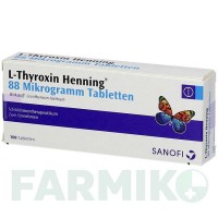 Л ТИРОКСИН (L THYROXIN) 88 мкг таблетки 100 шт - Левотироксин SANOFI
