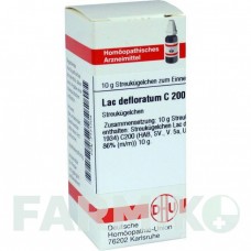 ЛАК ДЕФЛОРАТУМ (LAC DEFLORATUM) C 200 глобули 10 г - Гомеопатія DHU