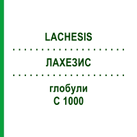 ЛАХЕЗИС (LACHESIS) C 1000 глобули 0,5 г - Гомеопатия GUDJONS