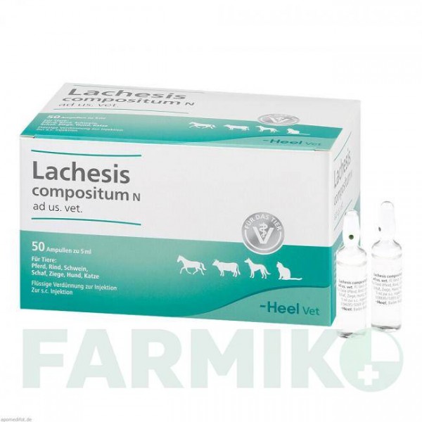 ЛАХЕЗИС КОМПОЗИТУМ (LACHESIS COMPOSITUM) ампулы 50 шт - Гомеопатия BIOLOGISCHE HEILMITTEL HEEL