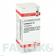 ЛАХЕЗИС (LACHESIS) D 12 глобули 10 г - Гомеопатія DHU