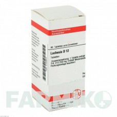 ЛАХЕЗИС (LACHESIS) D 12 таблетки 80 шт - Гомеопатія DHU