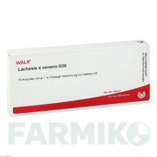 ЛАХЕЗИС (LACHESIS) D 30 ампулы 10x1 мл - Гомеопатия WALA HEILMITTEL