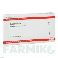 ЛАХЕЗИС (LACHESIS) D 6 ампули 8x1 мл - Гомеопатія DHU