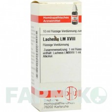 ЛАХЕЗИС (LACHESIS) LM XVIII розчин 10 мл - Гомеопатія DHU