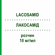 ЛАКОСАМІД (LACOSAMID) 10 мг/мл розчин 5x20 мл - Лакосамід ACCORD HEALTHCARE