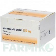 ЛАКОСАМІД (LACOSAMID) 150 мг таблетки 56 шт - Лакосамід UCB PHARMA