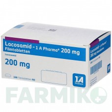 ЛАКОСАМІД (LACOSAMID) 200 мг таблетки 168 шт - Лакосамід 1 A PHARMA