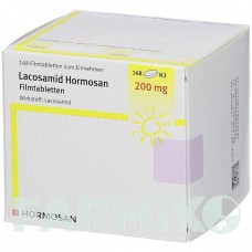 ЛАКОСАМИД (LACOSAMID) 200 мг таблетки 168 шт - Лакосамид HORMOSAN PHARMA