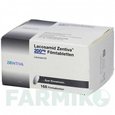 ЛАКОСАМІД (LACOSAMID) 200 мг таблетки 168 шт - Лакосамід ZENTIVA